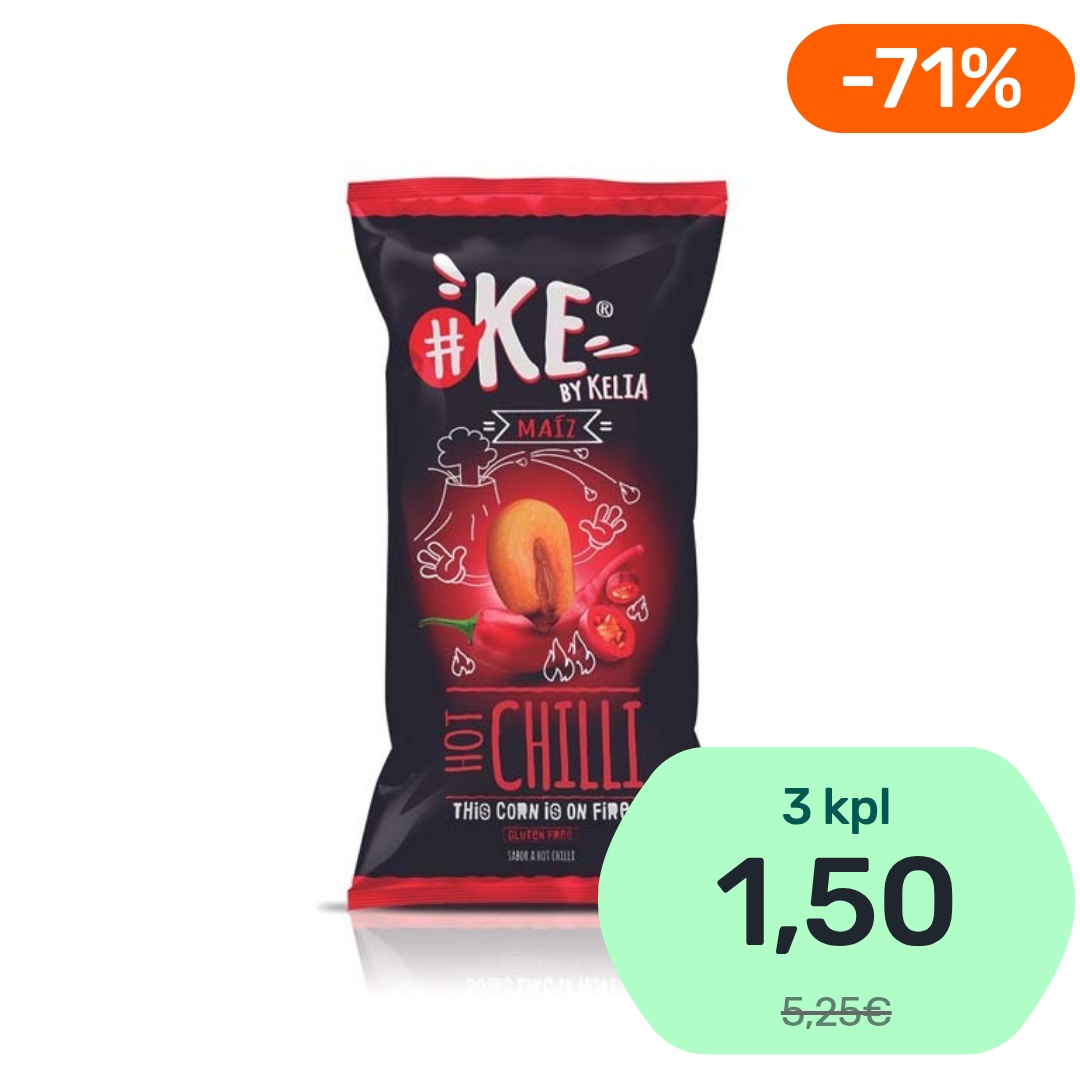 #KE Hot Chilli paahdettu maissi 85g