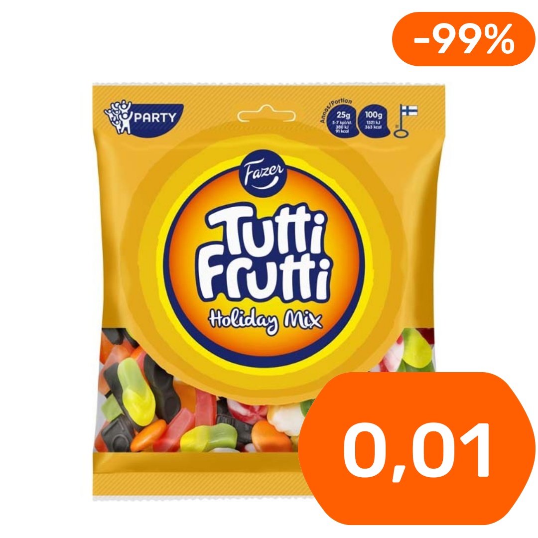 Fazer Tutti Frutti Holiday Mix makeissekoitus 350g