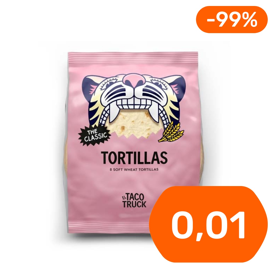 El Taco Truck vehnätortilla 320g