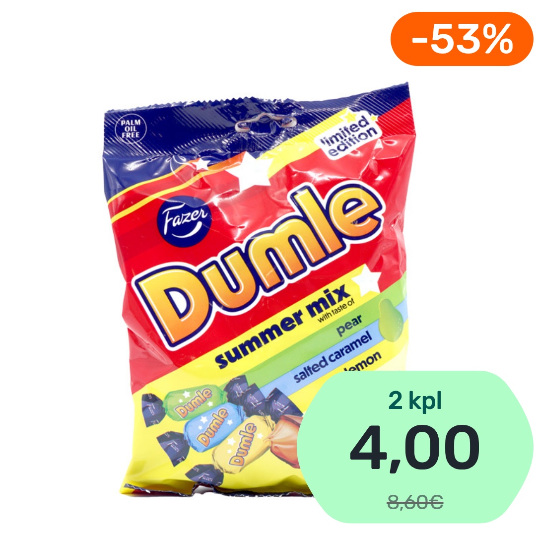 Fazer Dumle Summer Mix suklaakonvehti 180g