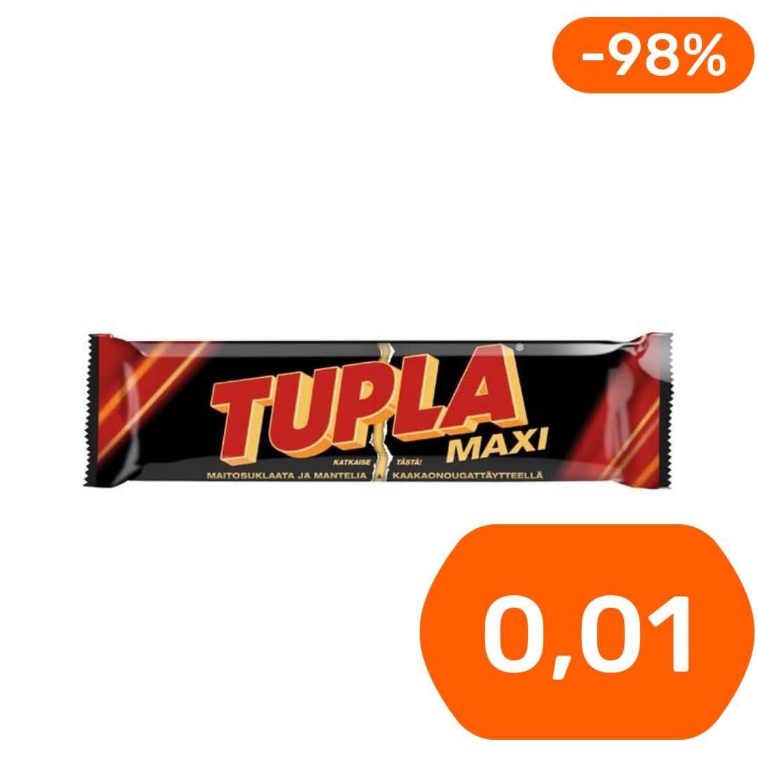 Tupla Maxi suklaapatukka 50g