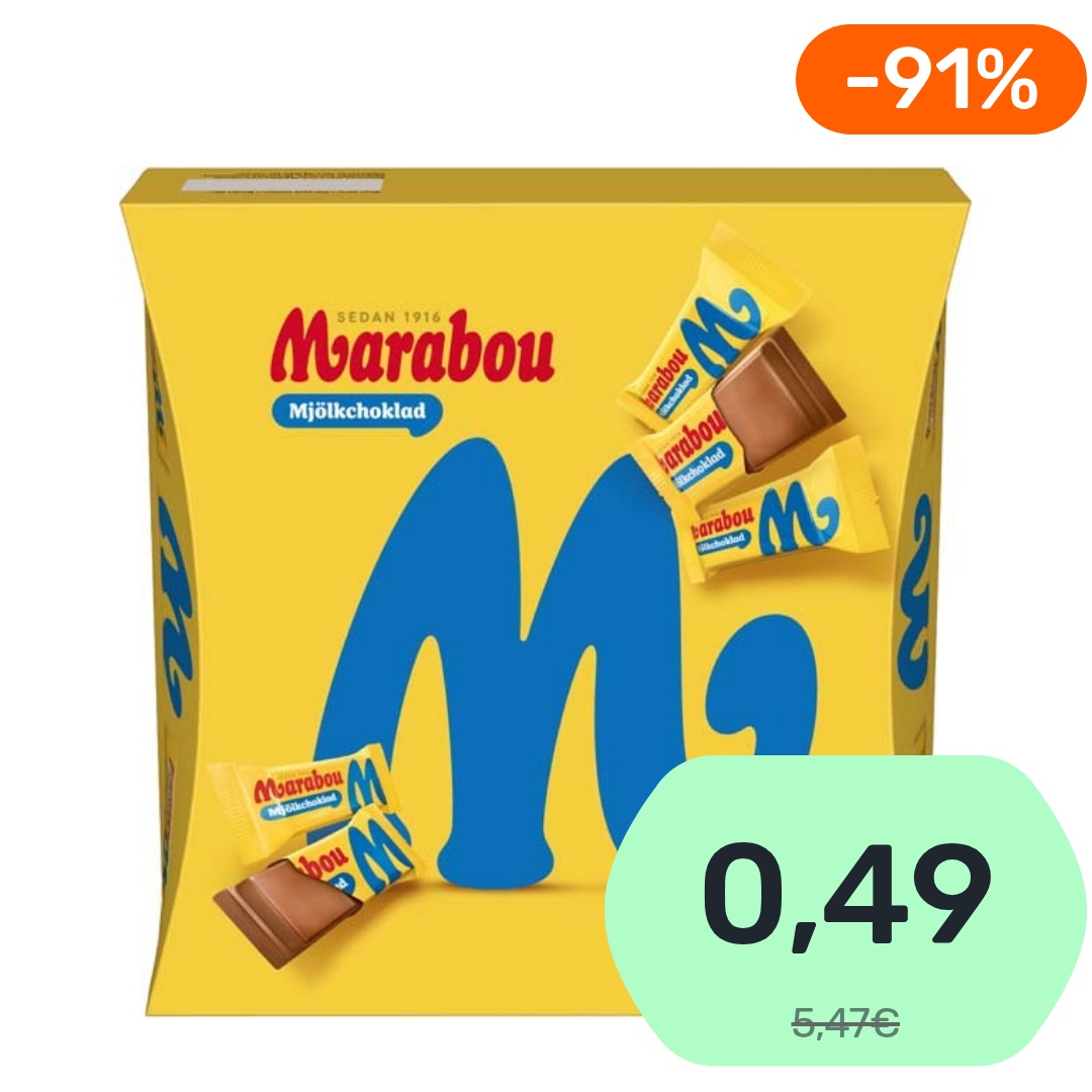 Marabou Maitosuklaa konvehti 209g