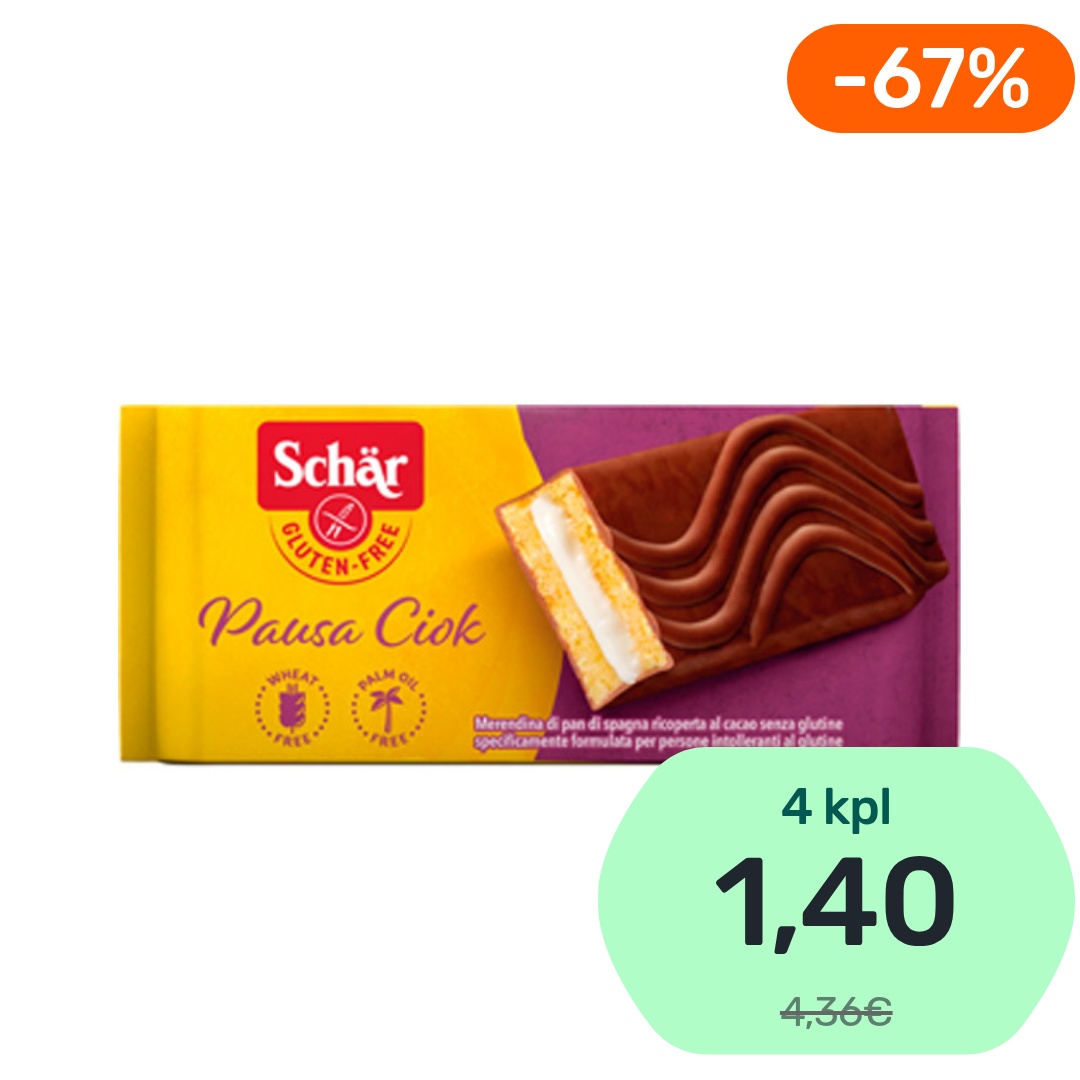Schär Pausa Ciok suklaaleivos gluteeniton 35g