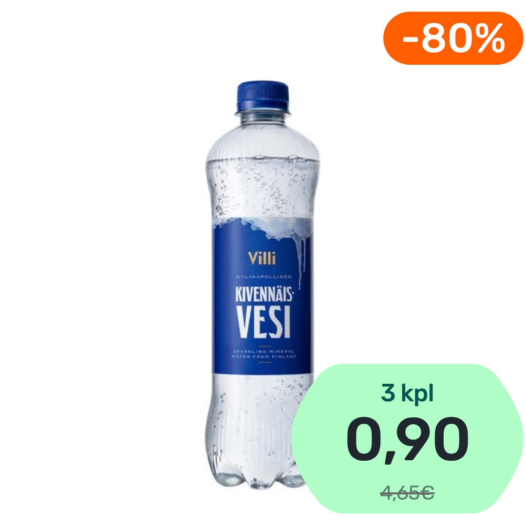 Villi Kivennäisvesi 500ml