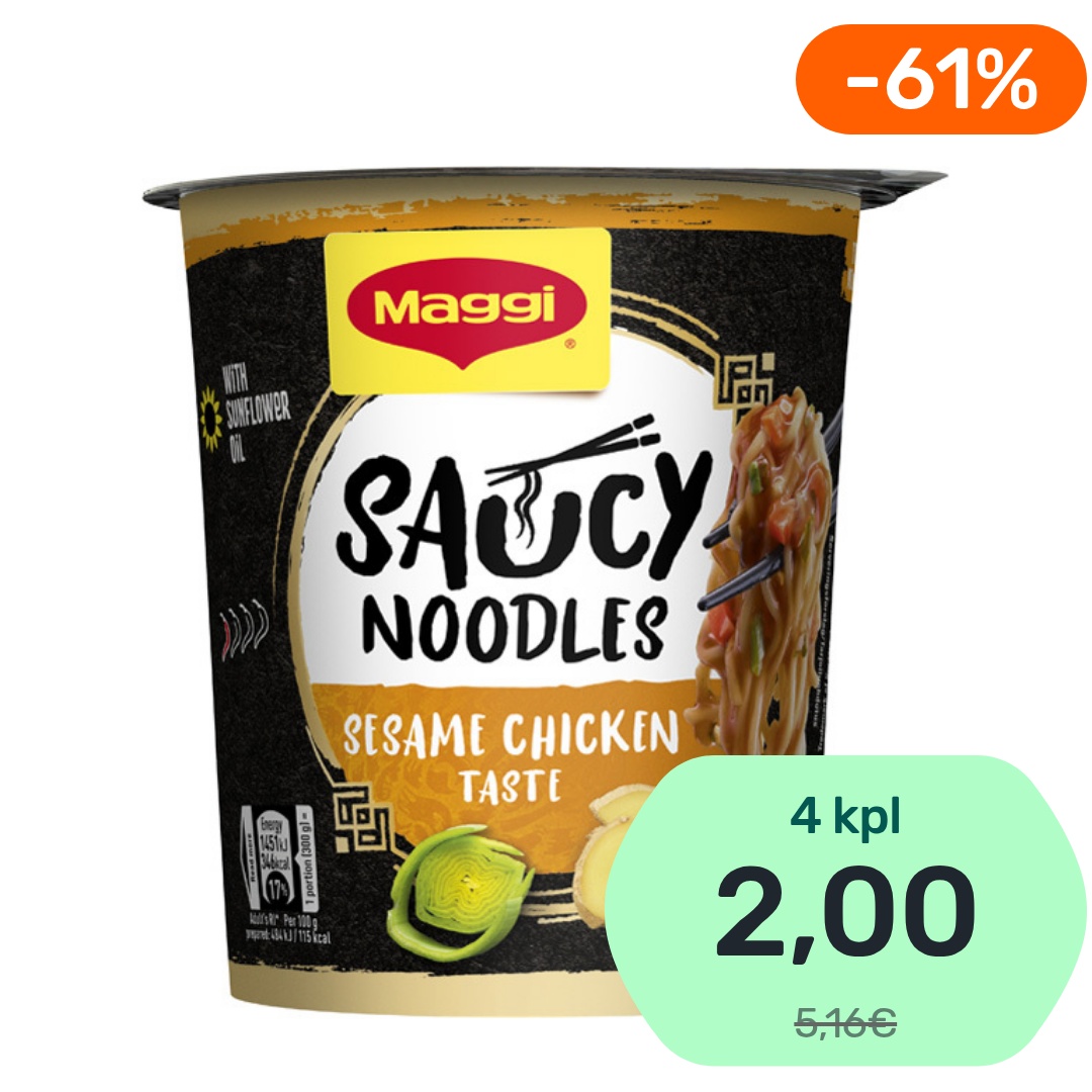 Maggi Saucy Noodles Sesame Chicken nuudeli 75g