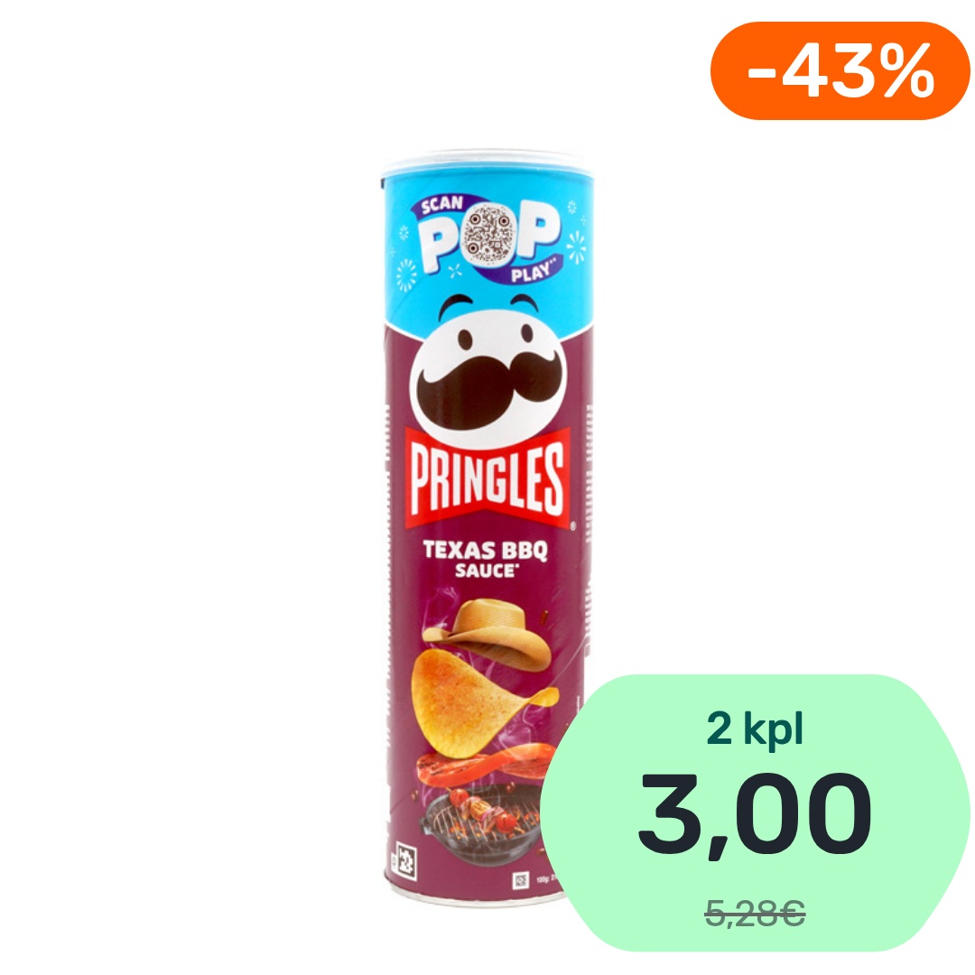 Pringles Texas BBQ Sauce perunalastu 185g