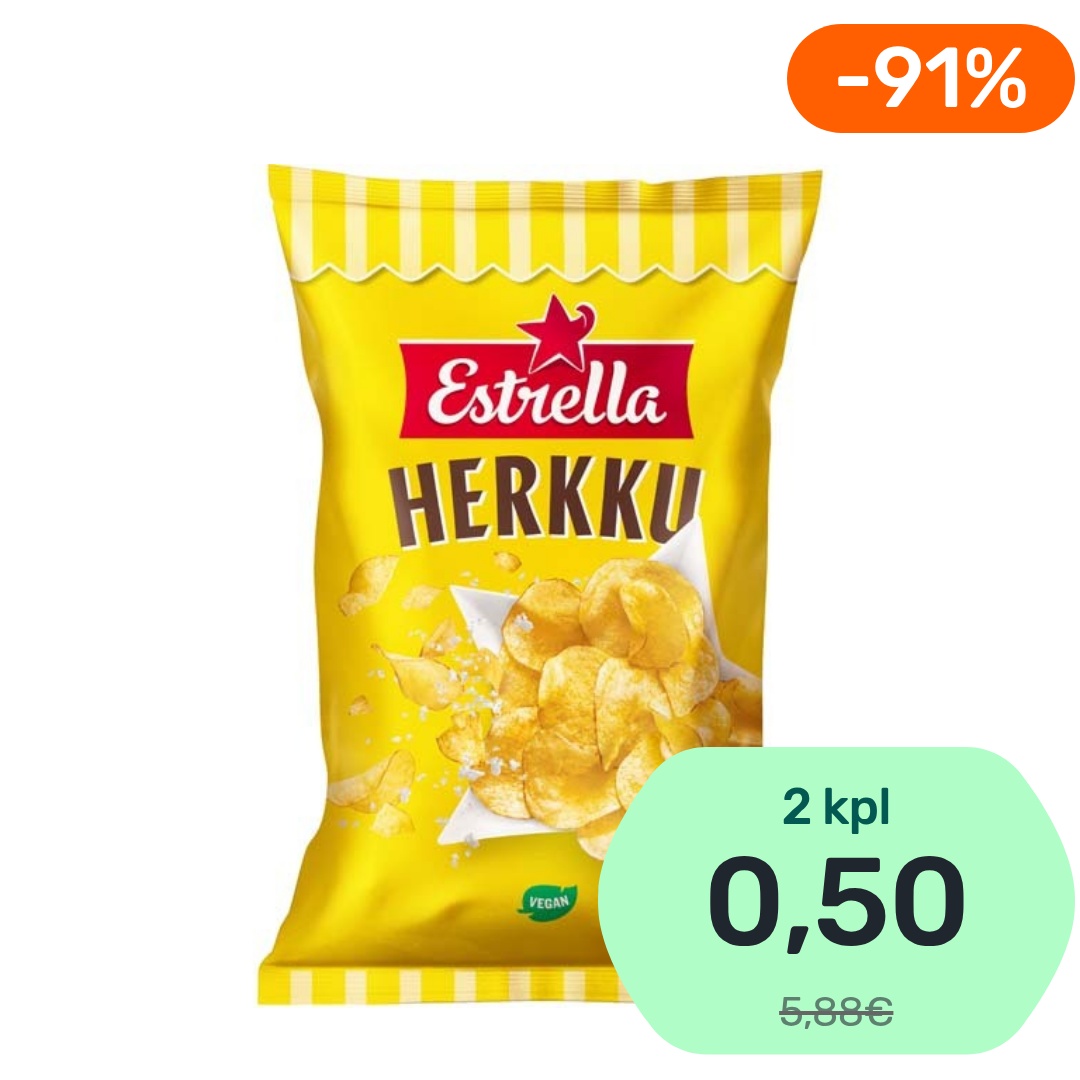 Estrella Herkku Chips perunalastu 275g