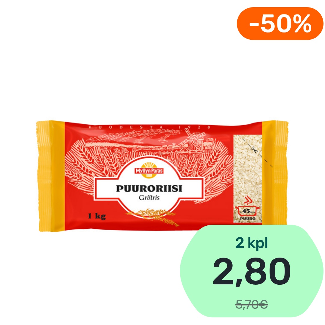 Myllyn Paras Puuroriisi 1kg