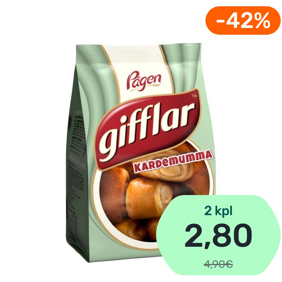 Pågen Gifflar Kardemumma vehnäpulla 260g