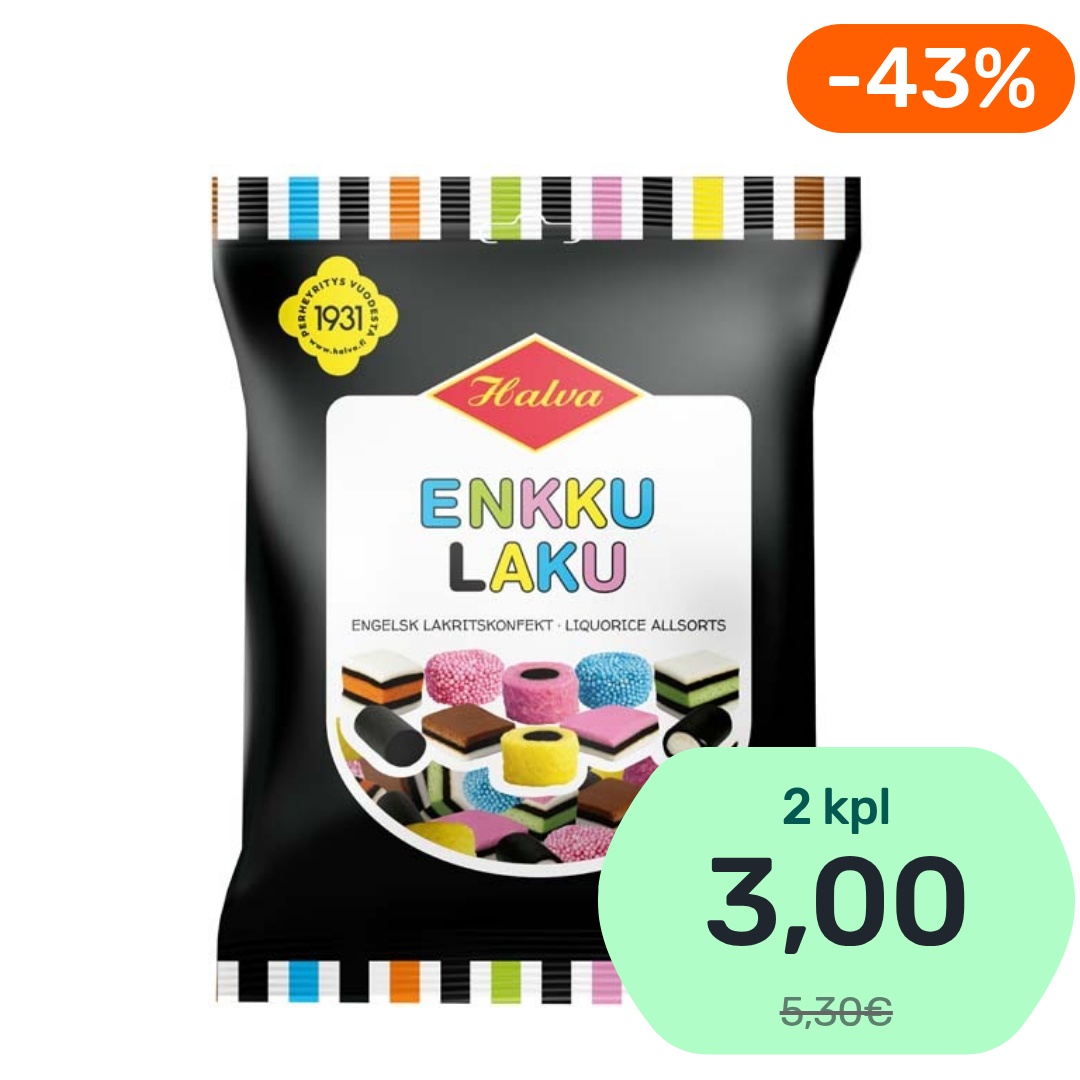 Halva Enkku Laku lakritsisekoitus 240g