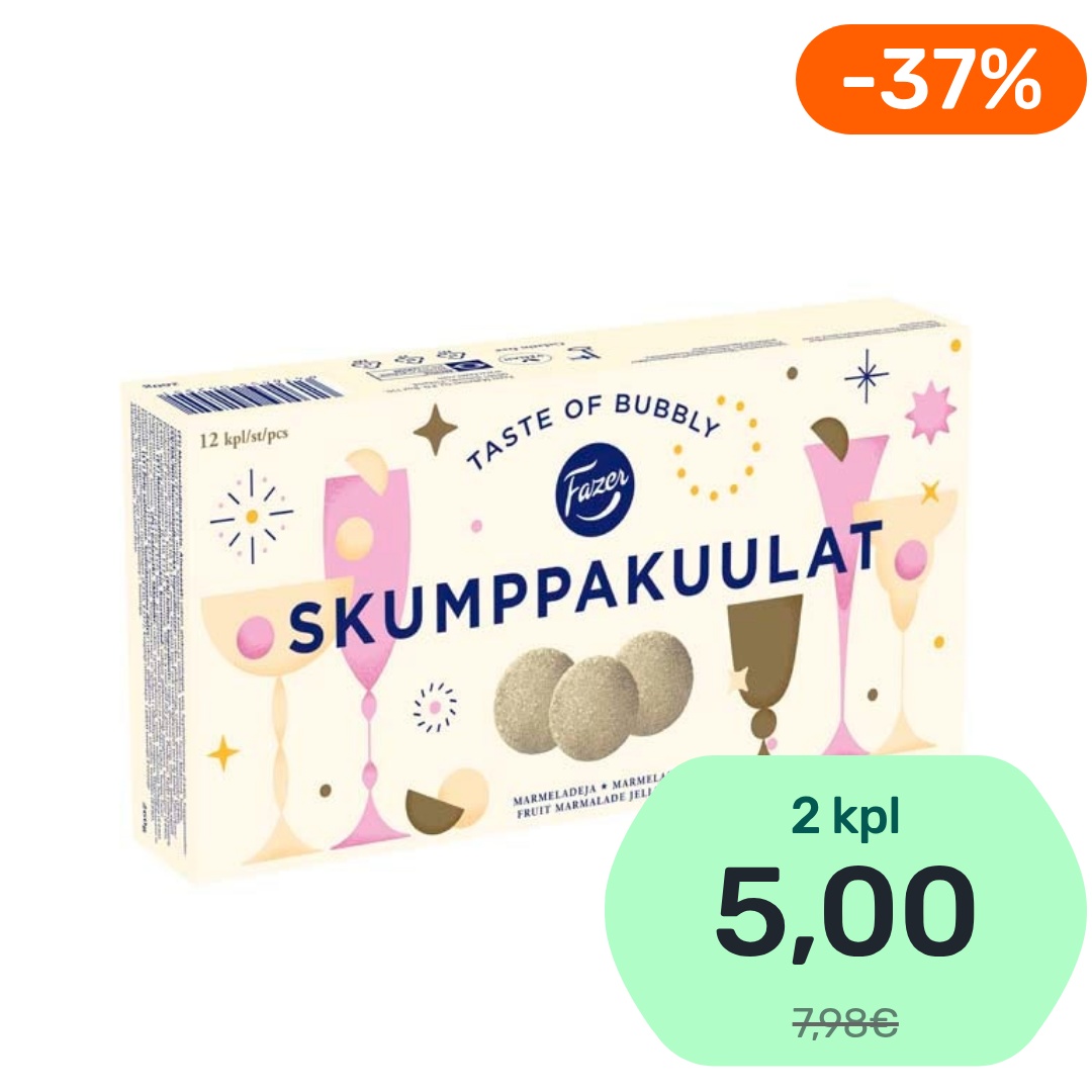 Fazer Skumppakuulat makeisrasia 260g