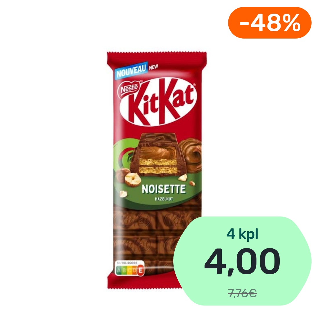 Nestlé KitKat Hazelnut vohvelikeksilevy 99g