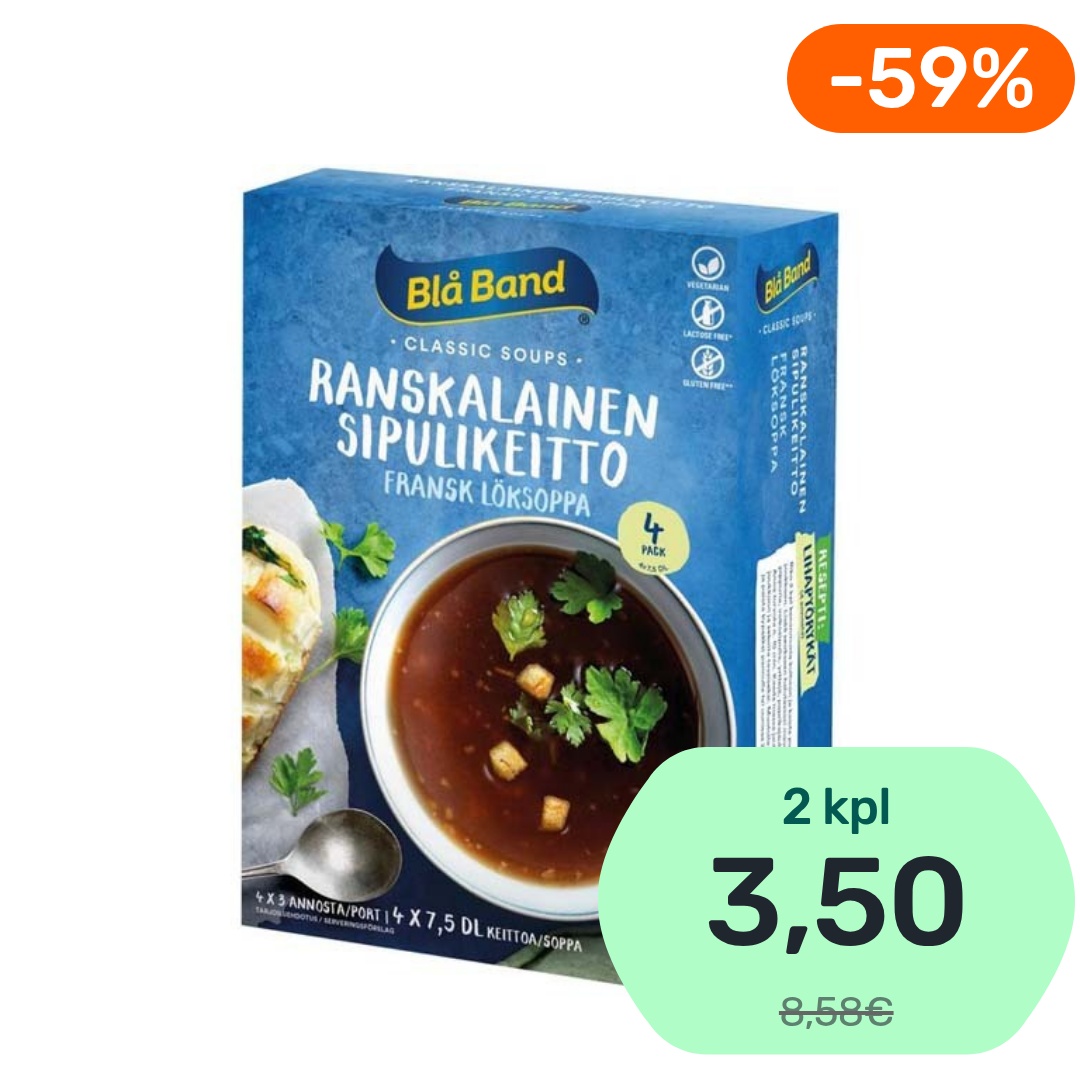 Blå Band Ranskalainen sipulikeitto 4x49g