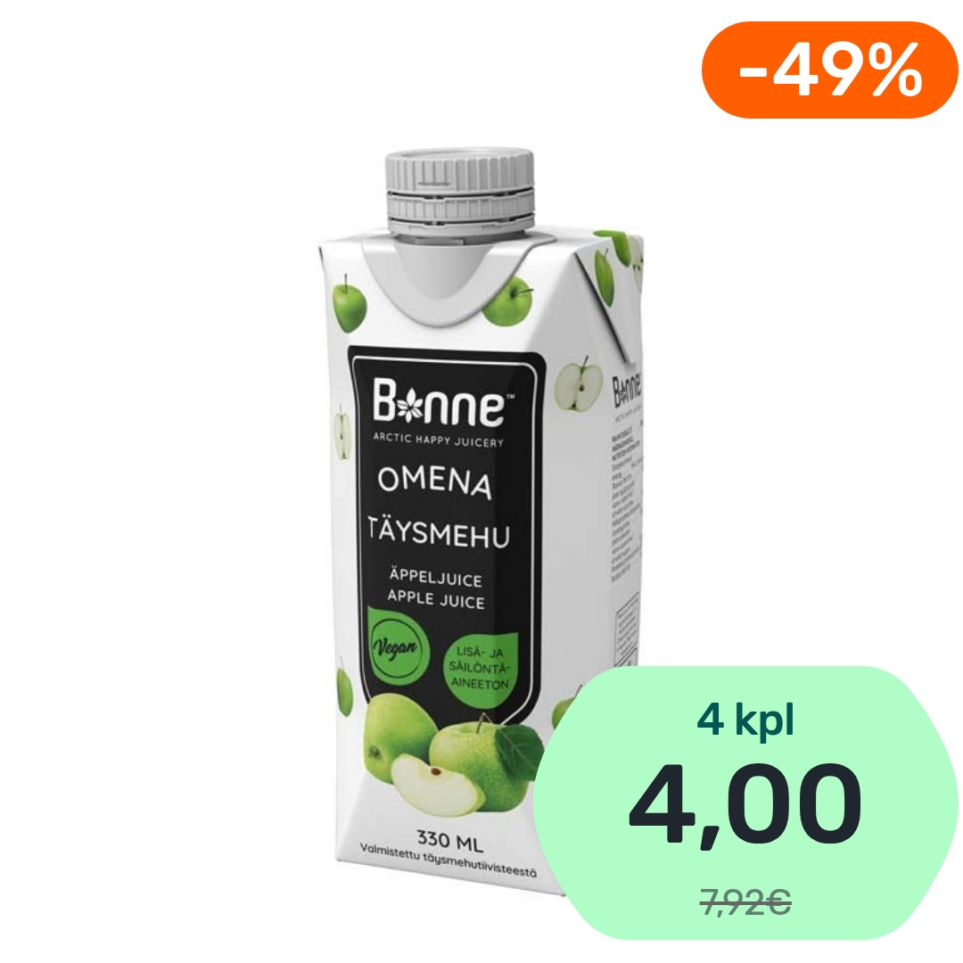 Bonne Premium Omenatäysmehu 330ml