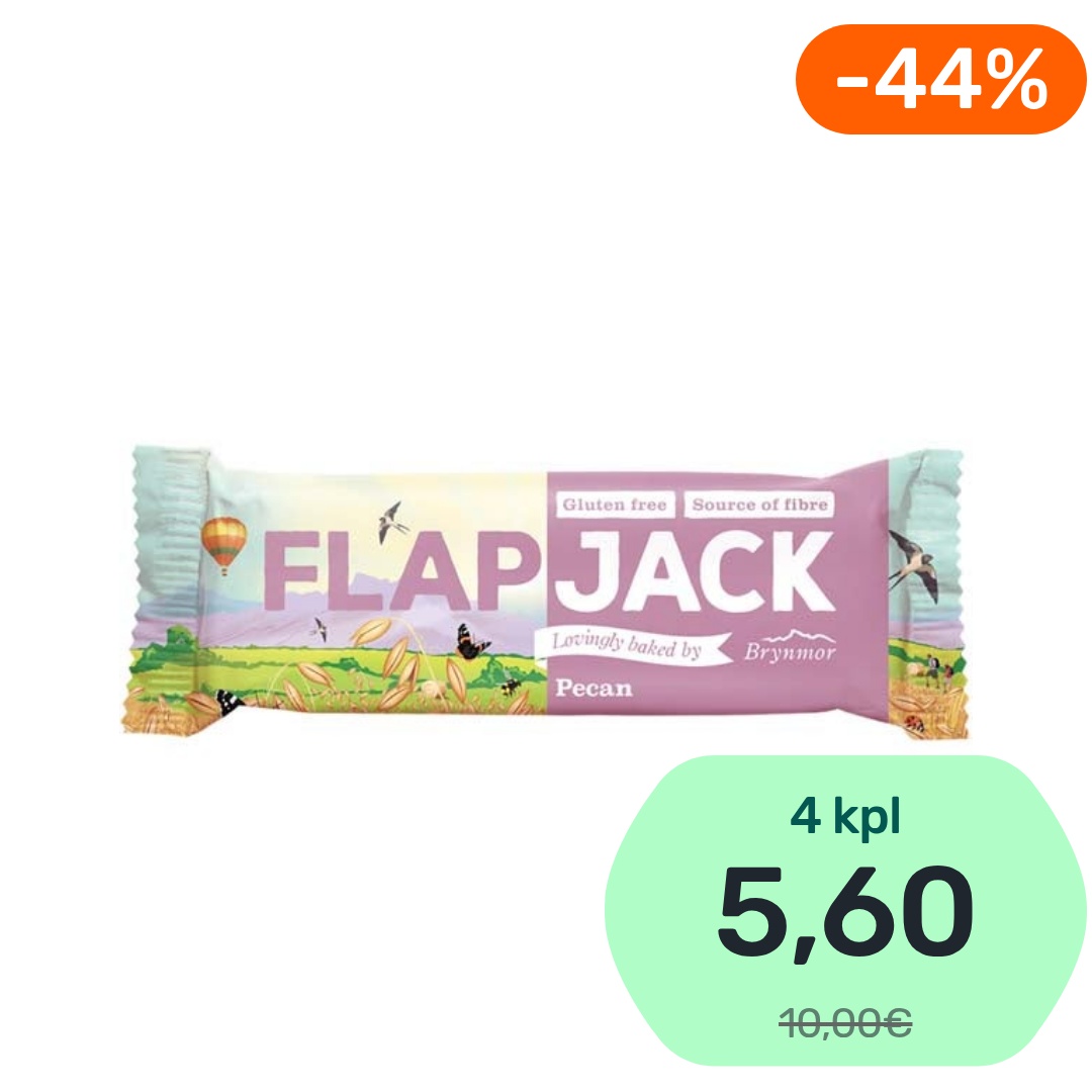 Brynmor Flapjack Pecan välipalapatukka 80g