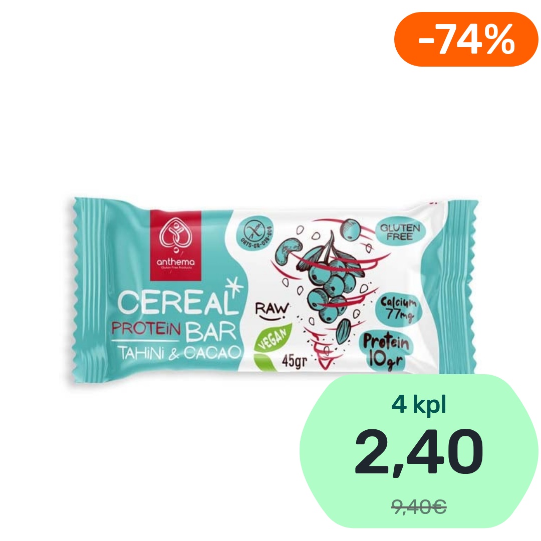 Anthema Tahini & kaakao proteiinipatukka 45g