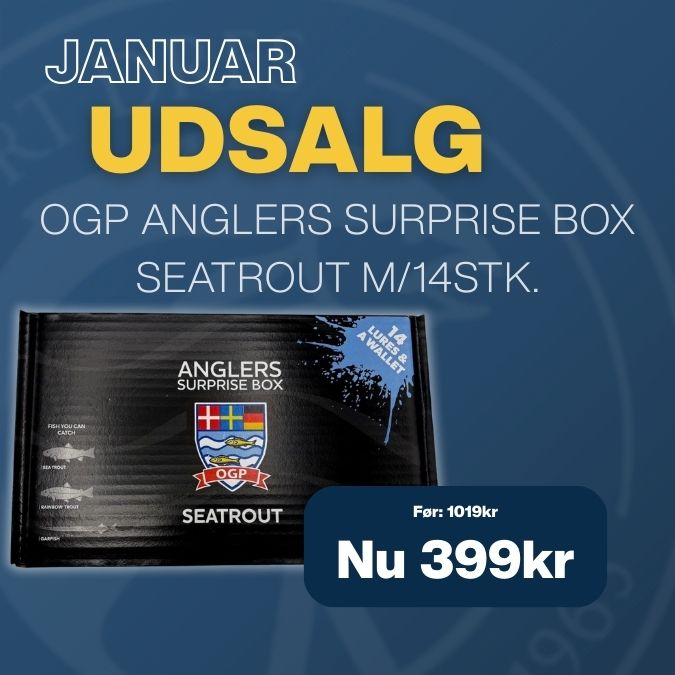 OGP Anglers Surprise Box Seatrout m/14stk. - kun 399kr.