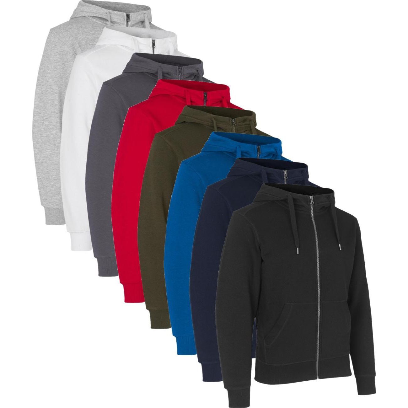 ID 0638 CORE hoodie | zip / Hættetrøje