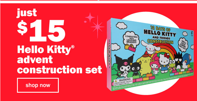 Hello Kitty advent construction set