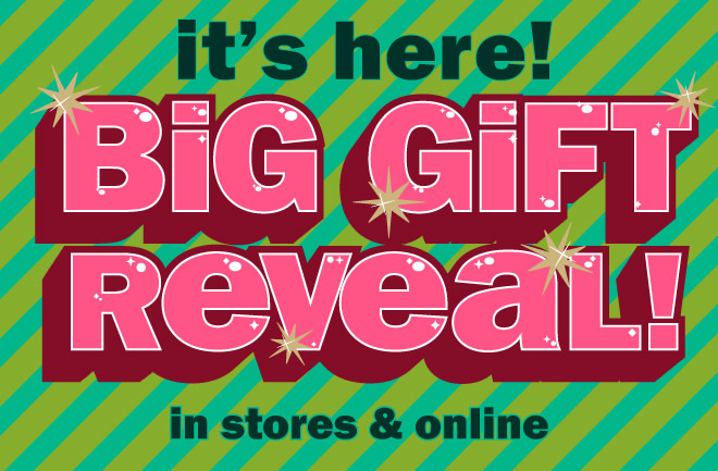 it's here! big gift reveal!