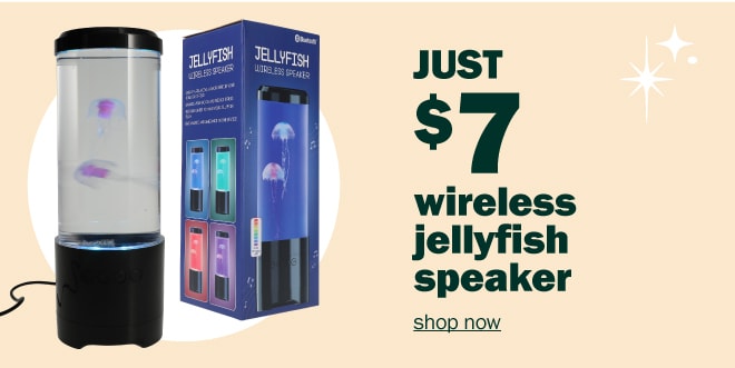 just $7 wireless jellyfish speaker