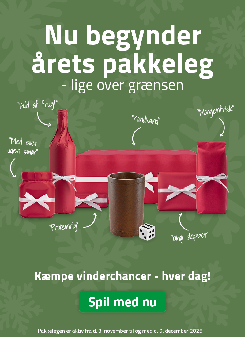 Deltag i årets pakkeleg - klik her