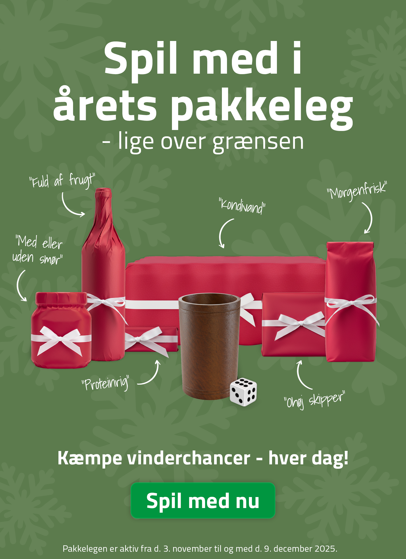Deltag i årets pakkeleg - klik her