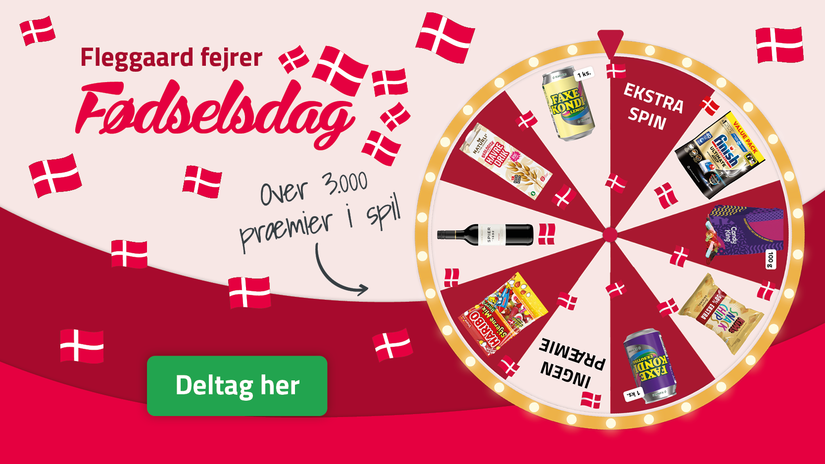 Spil og vind lækre præmier og rabatter til Spisestedet hos Fleggaard