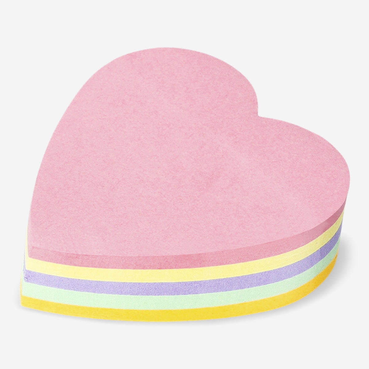 Image of Heart shaped sticky memos