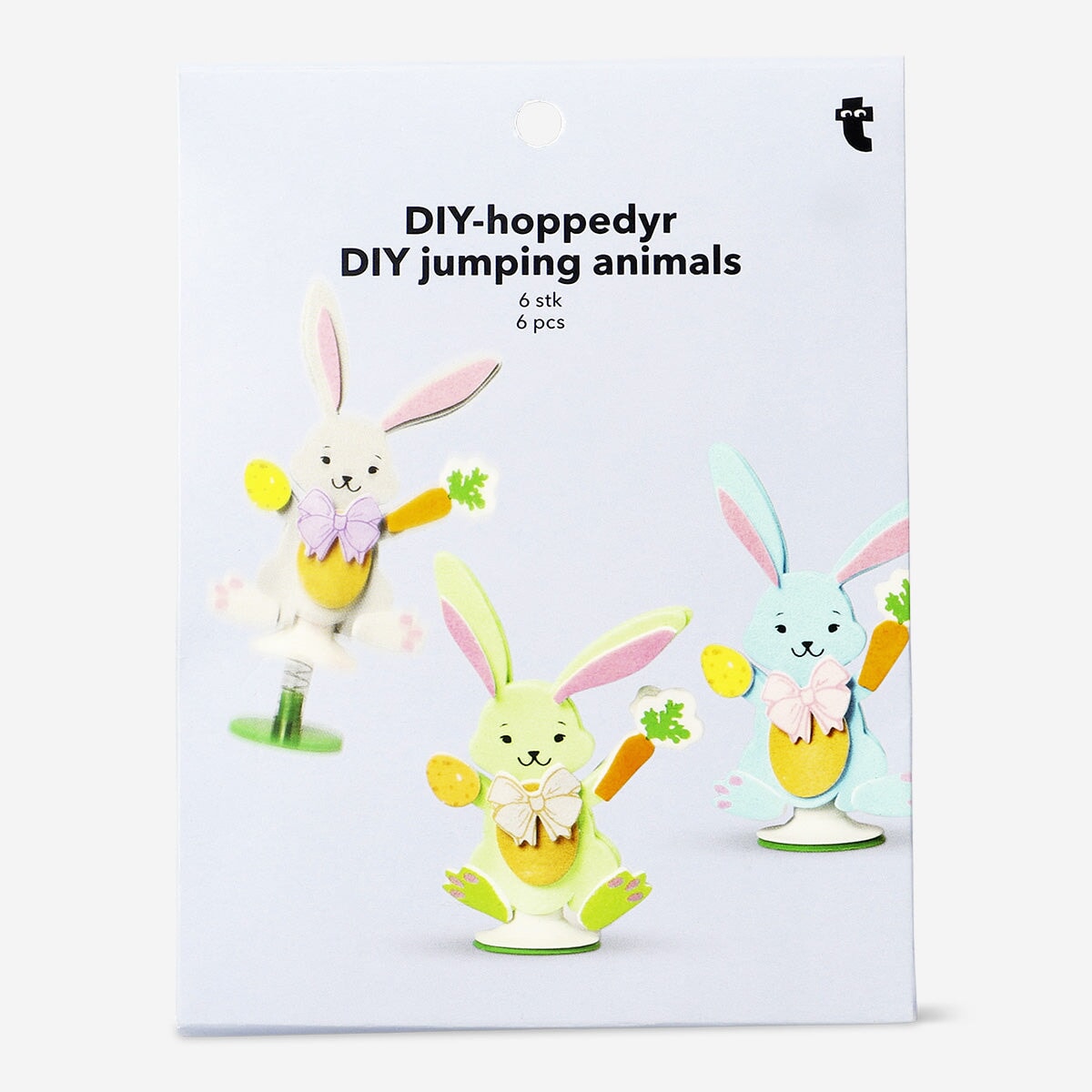 Image of DIY jumping Easter animals