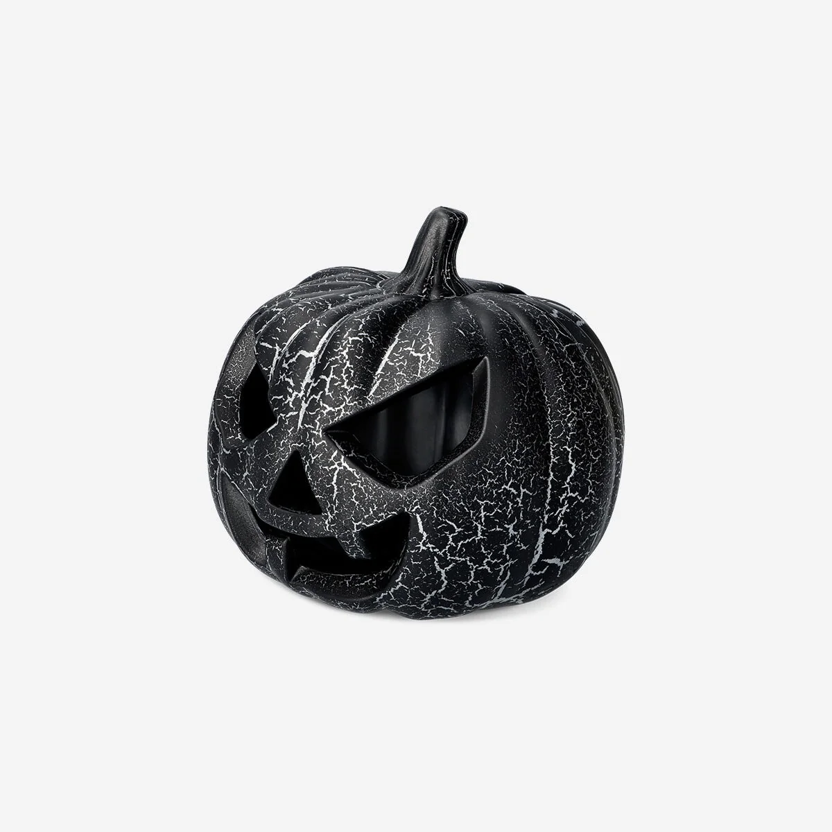 Luminous metallic pumpkin - 22 cm