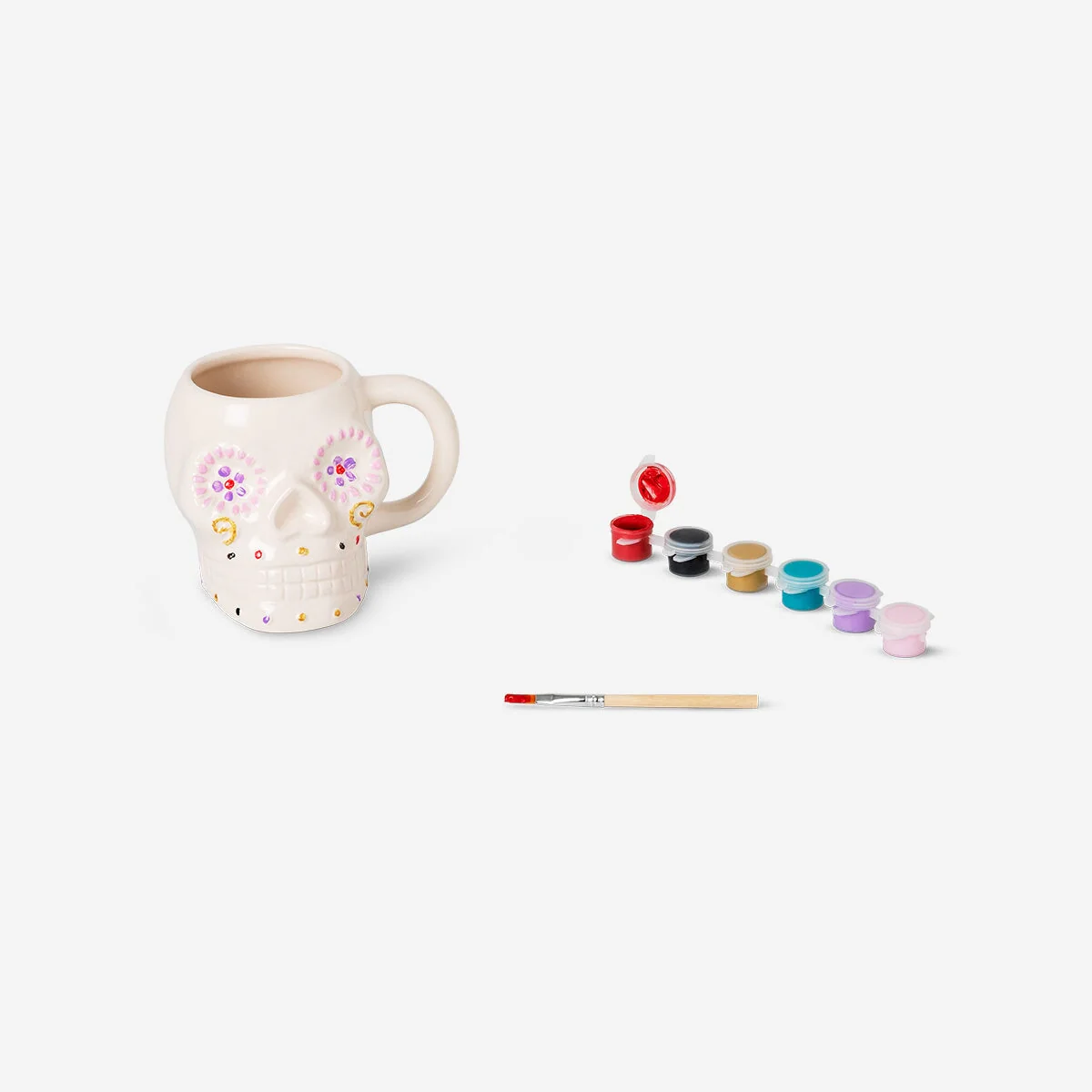 DIY sugar skull mug - 320 ml