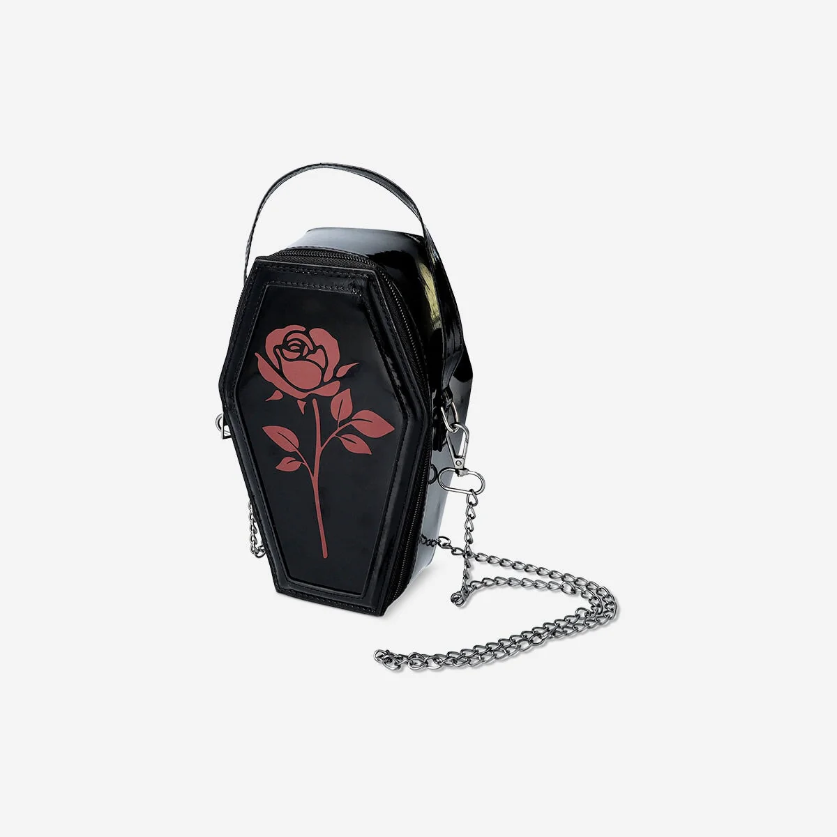 Black coffin handbag