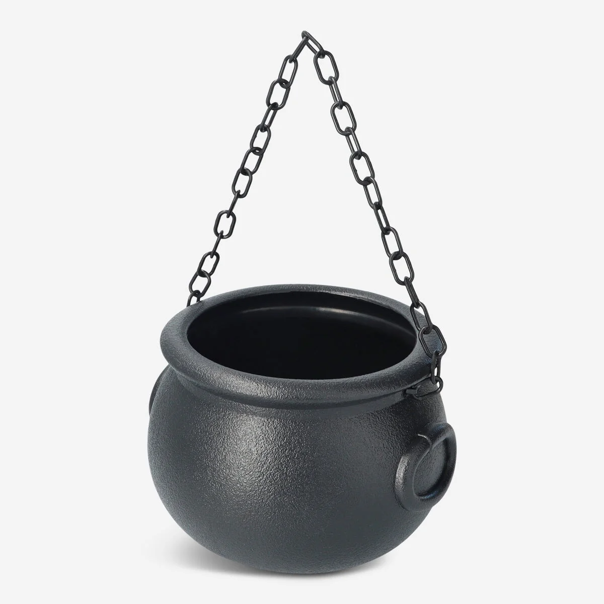 Black trick or treat witch's cauldron