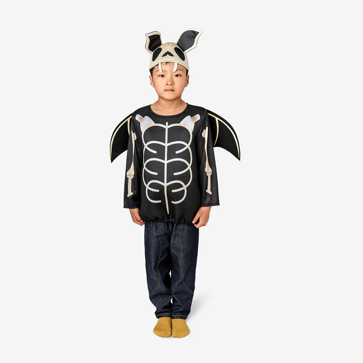 Skeleton bat with wings for kids