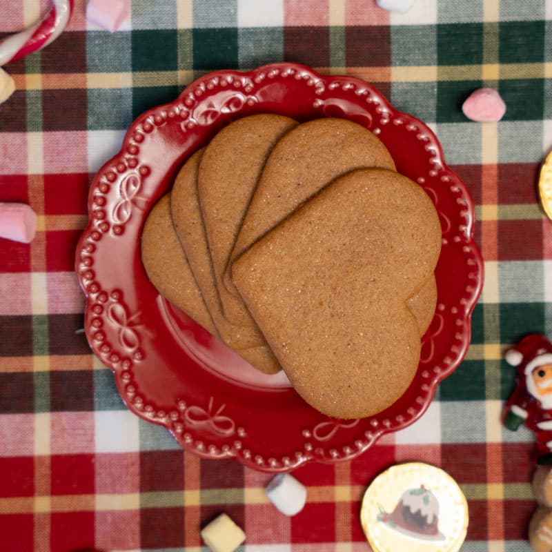 Gingerbread heart cookies