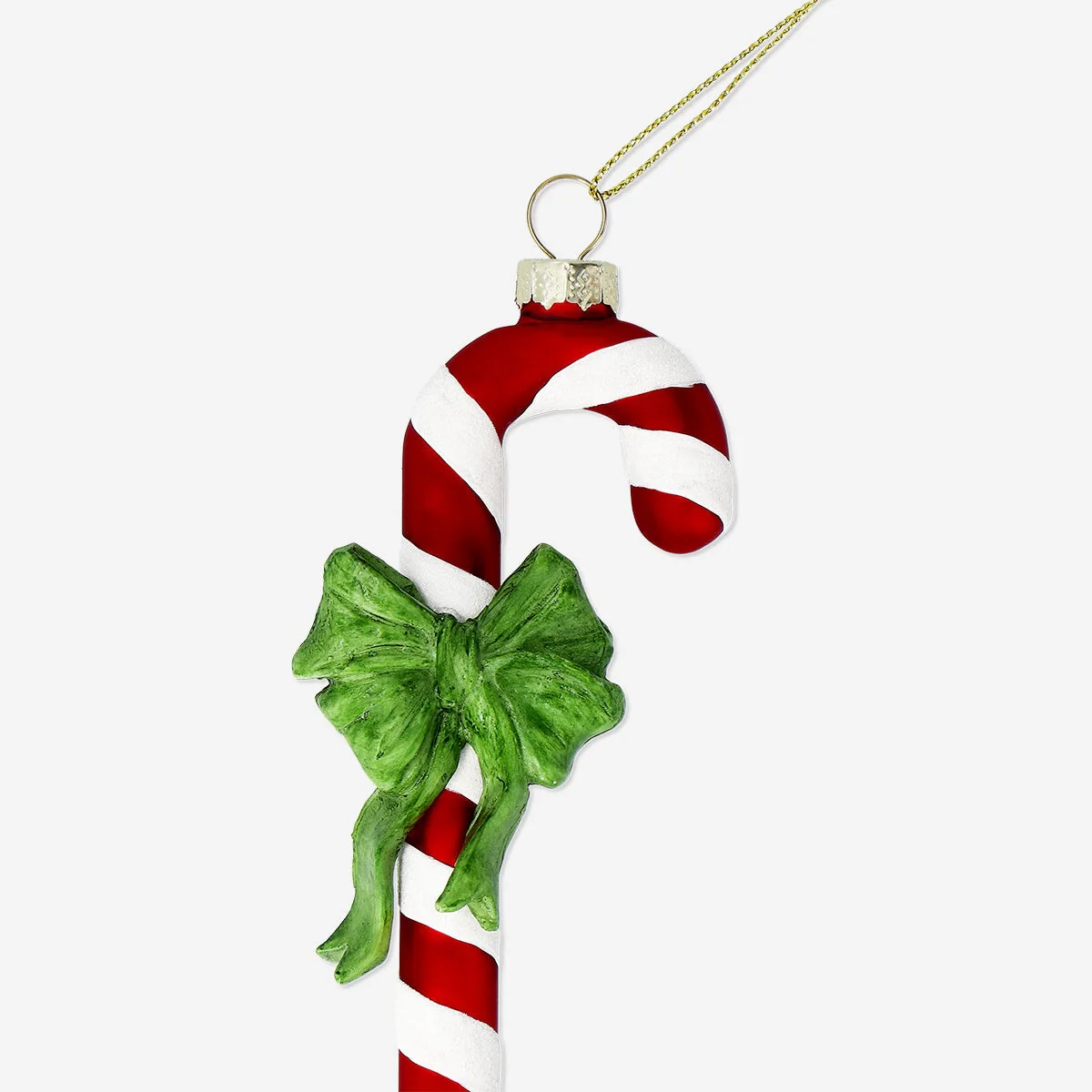 Christmas bauble - Candy cane with ribbon