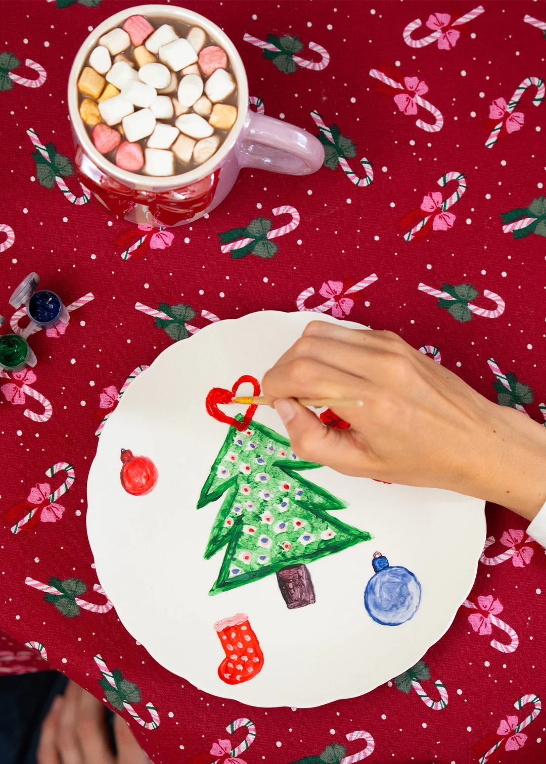 DIY decorative plate - 22 cm