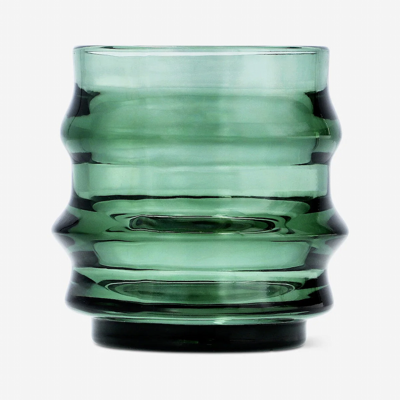 Green drinking glass - 200 ml