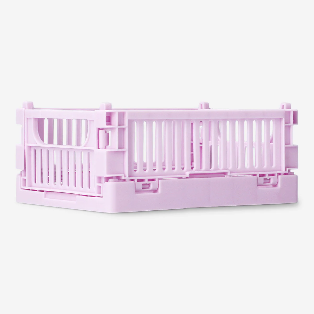 Pink collapsible storage box - 15 cm