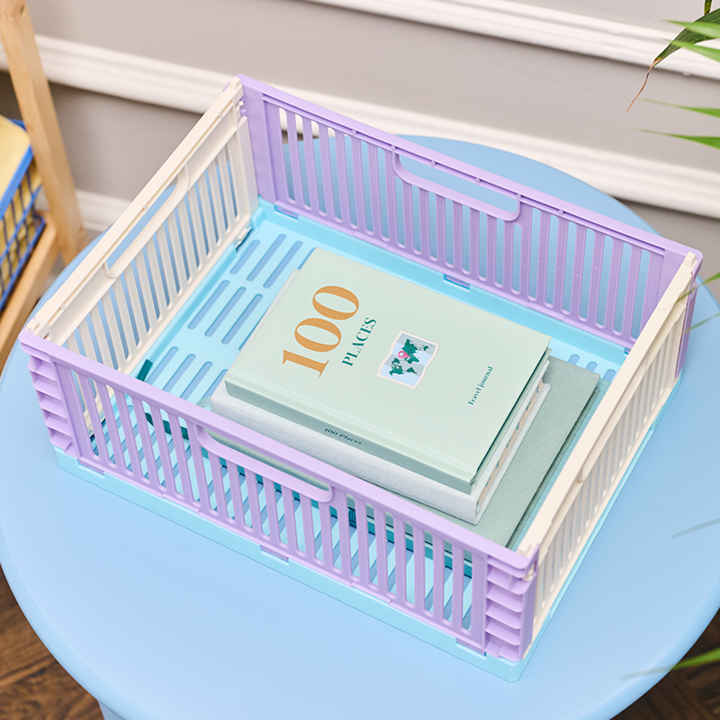 Pastel collapsible storage box - 30 cm