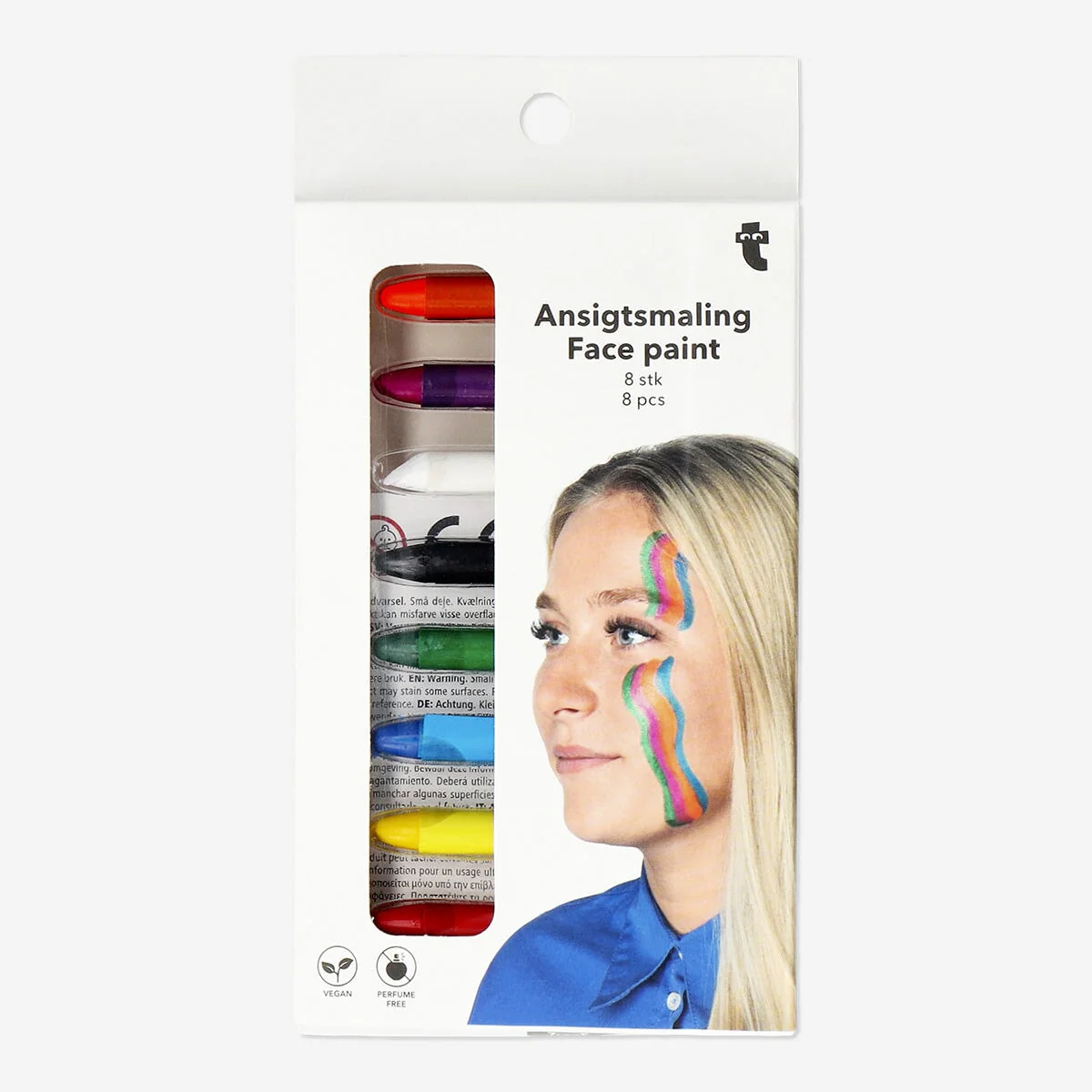 Face paint crayons - 8 pcs