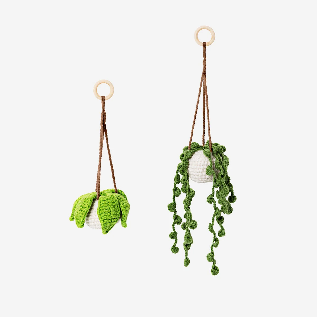 DIY crochet hanging plants kit