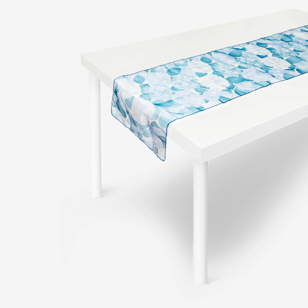 Hydrangea table runner - 30x300 cm