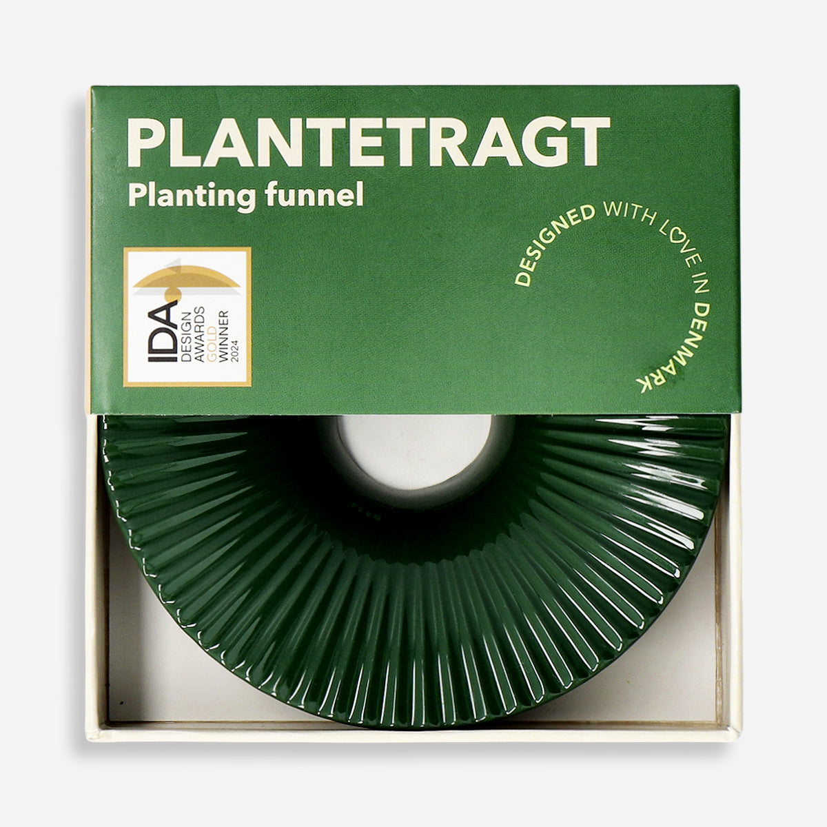 Image of Terracotta avocado planting funnel