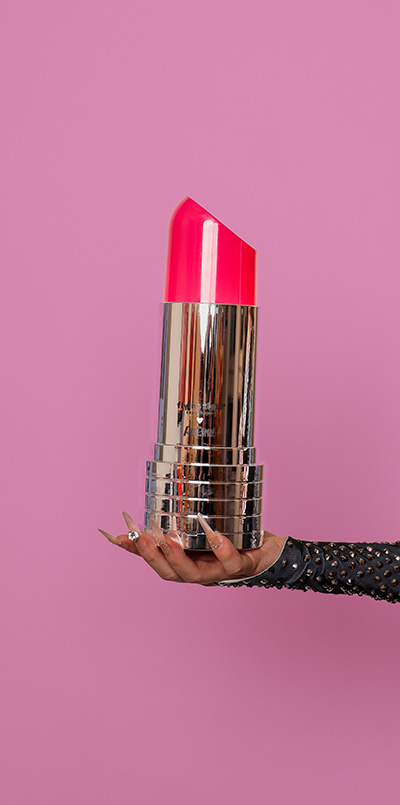 RuPaul's Drag Race x Flying Tiger Copenhagen - Cosy lamp as lipstick