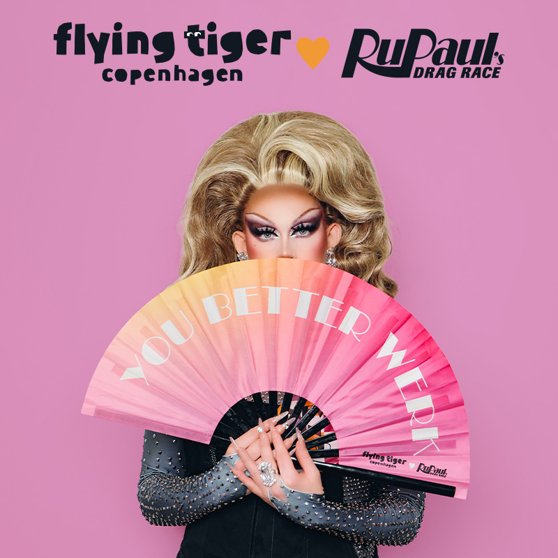 Flying Tiger Copenhagen x PuPaul'd Drag Race