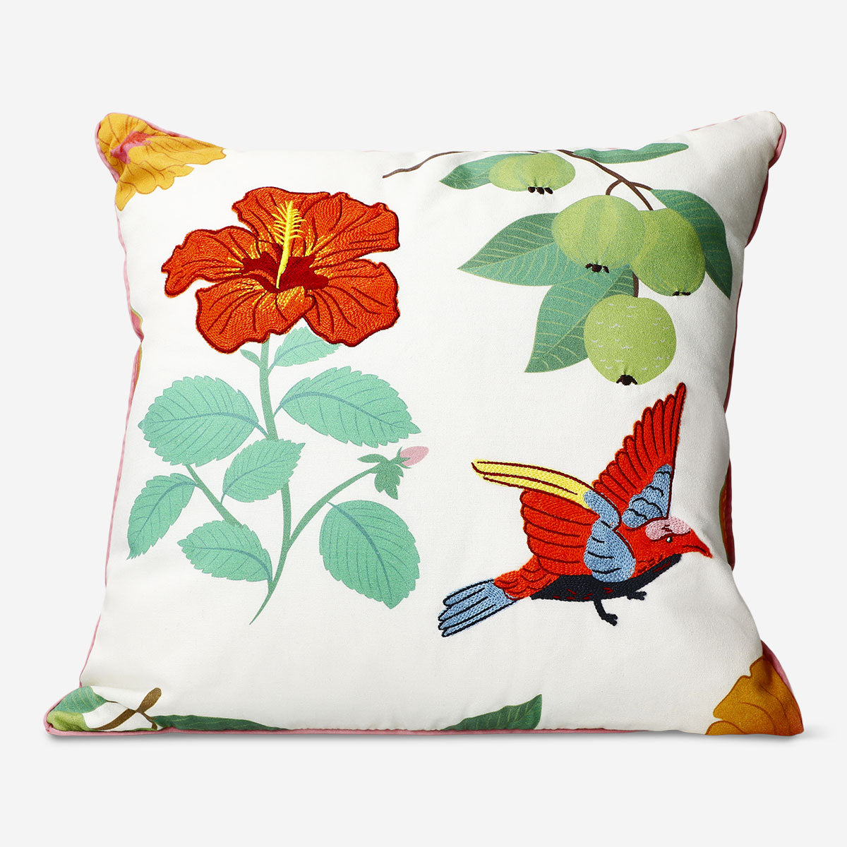 Image of Cushion with tropical print - 45x45 cm
