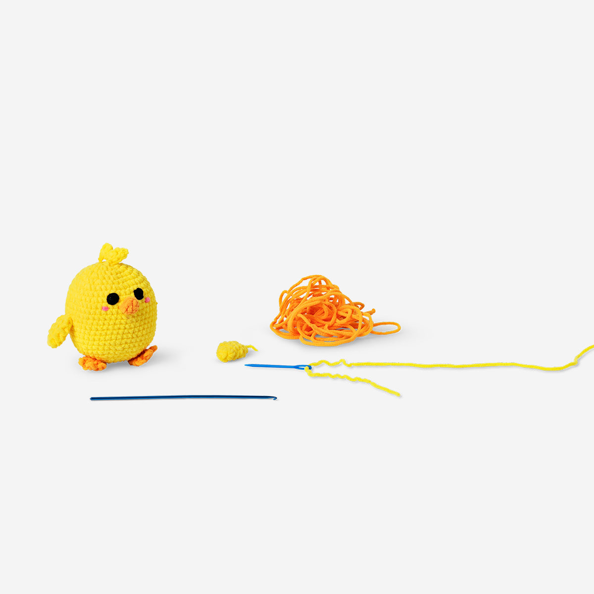Image of DIY crochet Easter chicken