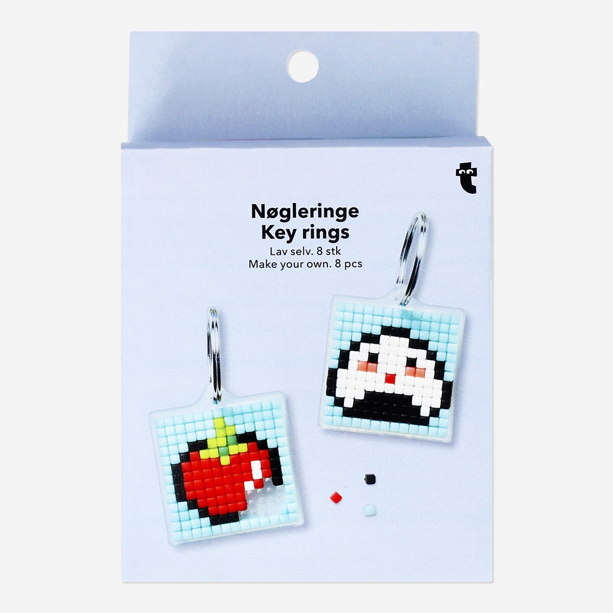 Image of DIY key rings - 8 pcs